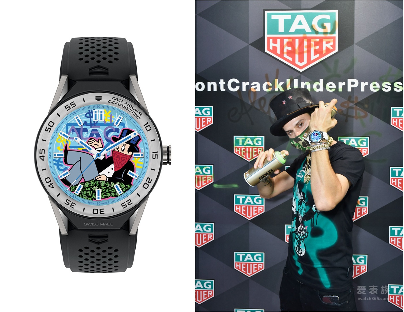 TAG Heuer̩ر𷢲 TAG Heuer Connected Modular 45  Alec Monopoly