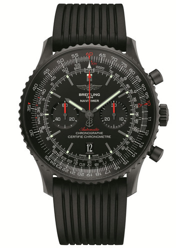 百年灵航空计时系列MB012822/BE51/252S/M20DSA.2计时46黑钢手表